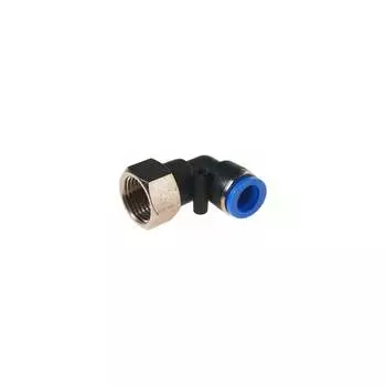 Угловой фитинг для пластиковых трубок Rockforce RF-SPLF12-04