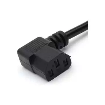 Угловой кабель питания GoPower C13 (f) 00-00024536