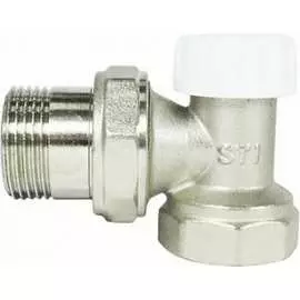 Угловой латунный резьбовой запорный клапан STI