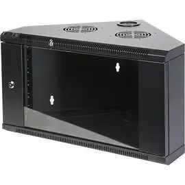 Угловой настенный шкаф TWT CBWTG-9U-6x4-BK