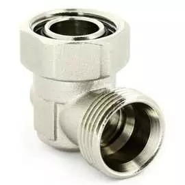 Угловой одинарный узел нижнего подключения Uni-Fitt