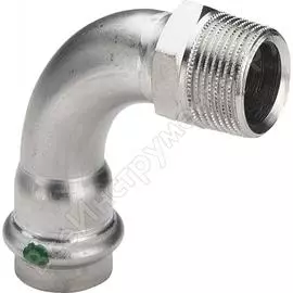 Угловой угловой переход VIEGA Sanpress Inox 436940