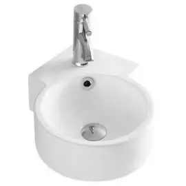 Угловой подвесной умывальник Ceramicanova Element CN5019