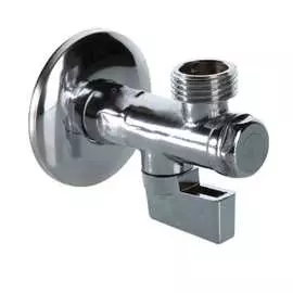 Угловой шаровой кран для подключения сантехнических приборов Valtec VT.282.N0410 00000125