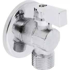 Угловой шаровой кран для подключения стационарных приборов FRESSO