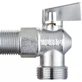 Угловой шаровой кран для стиральной машины DOUBLE-LIN