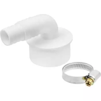 Угловой штуцер для сливного шланга стиральных машин MasterProf ИС.110669