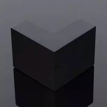 Угловой соединитель трубы SERVICE PLUS S02-504BLK/sus304