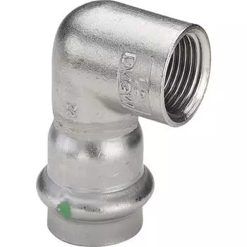 Угловой угловой переход VIEGA Sanpress Inox 436988