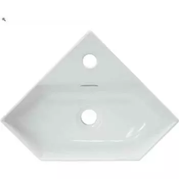 Угловой умывальник Sanita LINE NEW 35 WB.CR/Line/35-C/WHT.G/S1