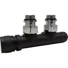 Угловой узел нижнего подключения SR Rubinetterie 0683-1500VCES