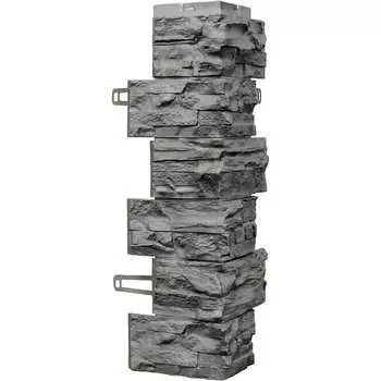 Угол наружный к фасадным панелям profBUILD ROYAL STONE коллекция ROCKY STONE КВЕБЕК 3-322-у