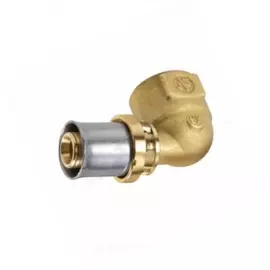 Угольник giacomini мп/pe-x латунь пресс rm127 дн 26х3/4х90гр нр rm127y049 127-5309