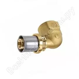 Угольник giacomini мп/pe-x латунь пресс rm129 дн 20х1/2х90гр вр rm129y037 027-6576