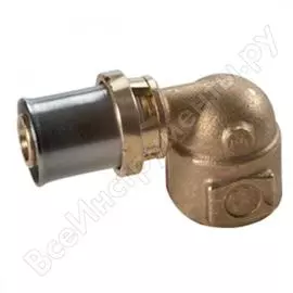 Угольник мп/pe-x giacomini rm129 латунь пресс, дн 20х3/4х90гр, вр rm129y047 027-6577