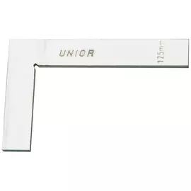 Угольник unior плоский, оцинкованный, 125x85x5мм, точность: ± 0,0285 0,5 мм/м 3838909107400
