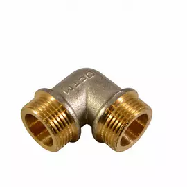 Уголок стм с ограничителем, 3/4", штуцер-штуцер crlmms34