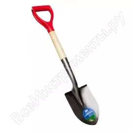 Укороченная штыковая лопата Землеройка 0115-ЧР