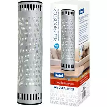 Ультрафиолетовый бактерицидный бактерицидная лампа Uniel UDG-V100A UVCB/4000K D02 GREY UL-00007823