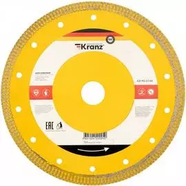 Ультратонкий отрезной алмазный диск KRANZ KR-90-0144