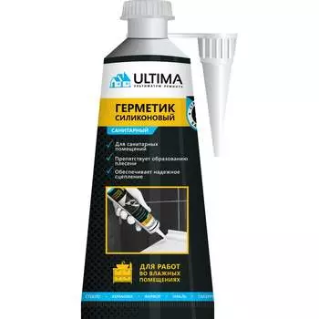 Силиконовый санитарный герметик ULTIMA ULASW00180