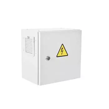 Уличный всепогодный укомплектованный настенный шкаф ЦМО ШТВ-НЭ-5.5.3-3ВВА-Т1