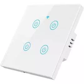 Умный четырехкнопочный сенсорный выключатель Roximo SWSEN01-4W
