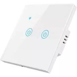 Умный двухкнопочный сенсорный выключатель Roximo SWSEN01-2W