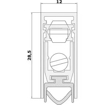Умный порог для дверей MORELLI SEAL PROFESSIONAL 700 9011439