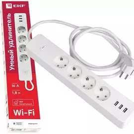 Умный удлинитель EKF HomeConnect RCE-1-WF