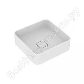 Умывальник мебельный ideal standard strada ii square vessel 40 без отверстия п/смес t296201