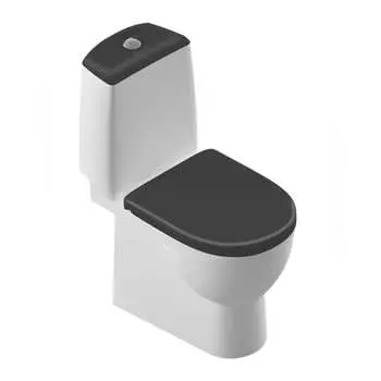 Унитаз-компакт Sanita Luxe Best WC.CC/Best/2-DM/BLK.G/S1
