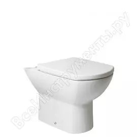 Унитаз под бачок gala smart с горизонтальным выпуском, с крепежом 25180 72584 25540 00000028878