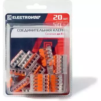 Универсальная 5-х проводная клемма ELECTROVOLT
