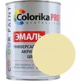 Универсальная акриловая эмаль для наружных и внутренних работ Colorika