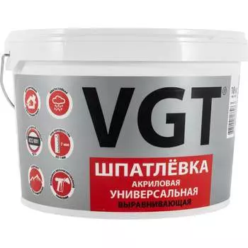 Универсальная акриловая шпаклевка для наружных и внутренних работ VGT 57645