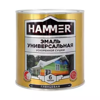 Универсальная эмаль ускоренной сушки Hammer ЭК000135045