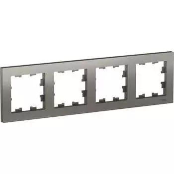 Универсальная четырехместная рамка Systeme Electric AtlasDesign ATN000904