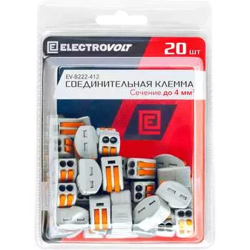 Универсальная двухпроводная клемма ELECTROVOLT 222-412 EV-B222-412_20