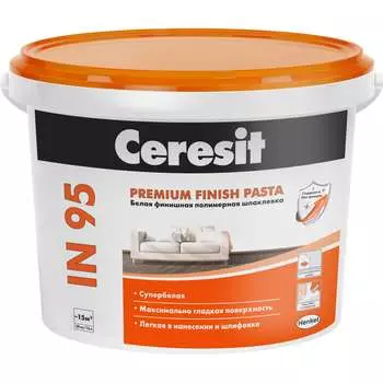 Универсальная готовая полимерная шпаклевка Церезит IN 95 52712 2247429