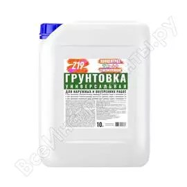 Акриловая универсальная грунтовка для наружных и внутренних работ Z19