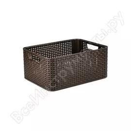 Универсальная корзина CURVER RATTAN STYLE BOX 03615-210