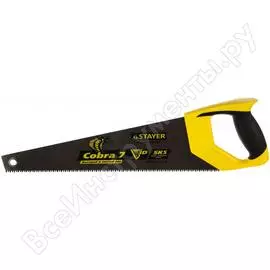 Универсальная ножовка stayer cobra-7 gx700 400 мм, 7 tpi 15135-40
