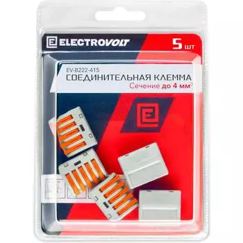 Универсальная пятипроводная клемма ELECTROVOLT 222-415 EV-B222-415_5