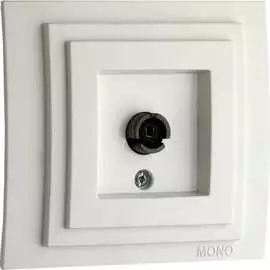 Универсальная проходная tv розетка MONO ELECTRIC