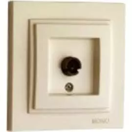 Универсальная проходная tv розетка MONO ELECTRIC