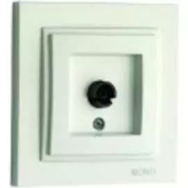 Универсальная проходная tv розетка MONO ELECTRIC