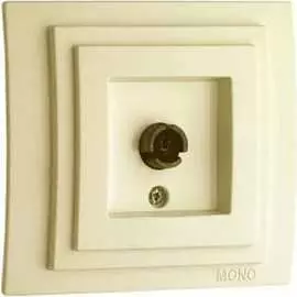 Универсальная проходная tv розетка MONO ELECTRIC