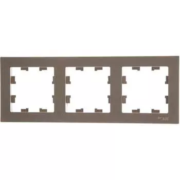 Универсальная трехместная рамка Systeme Electric ATLAS DESIGN ATN000503 1240308