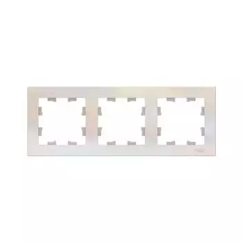 Универсальная трехместная рамка Systeme Electric ATLAS DESIGN ATN000403 1240265